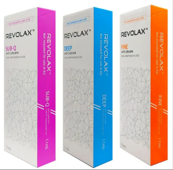 Revolax Hyaluronic Acid Fillers For lip augmentation injections and superficial wrinkle removal